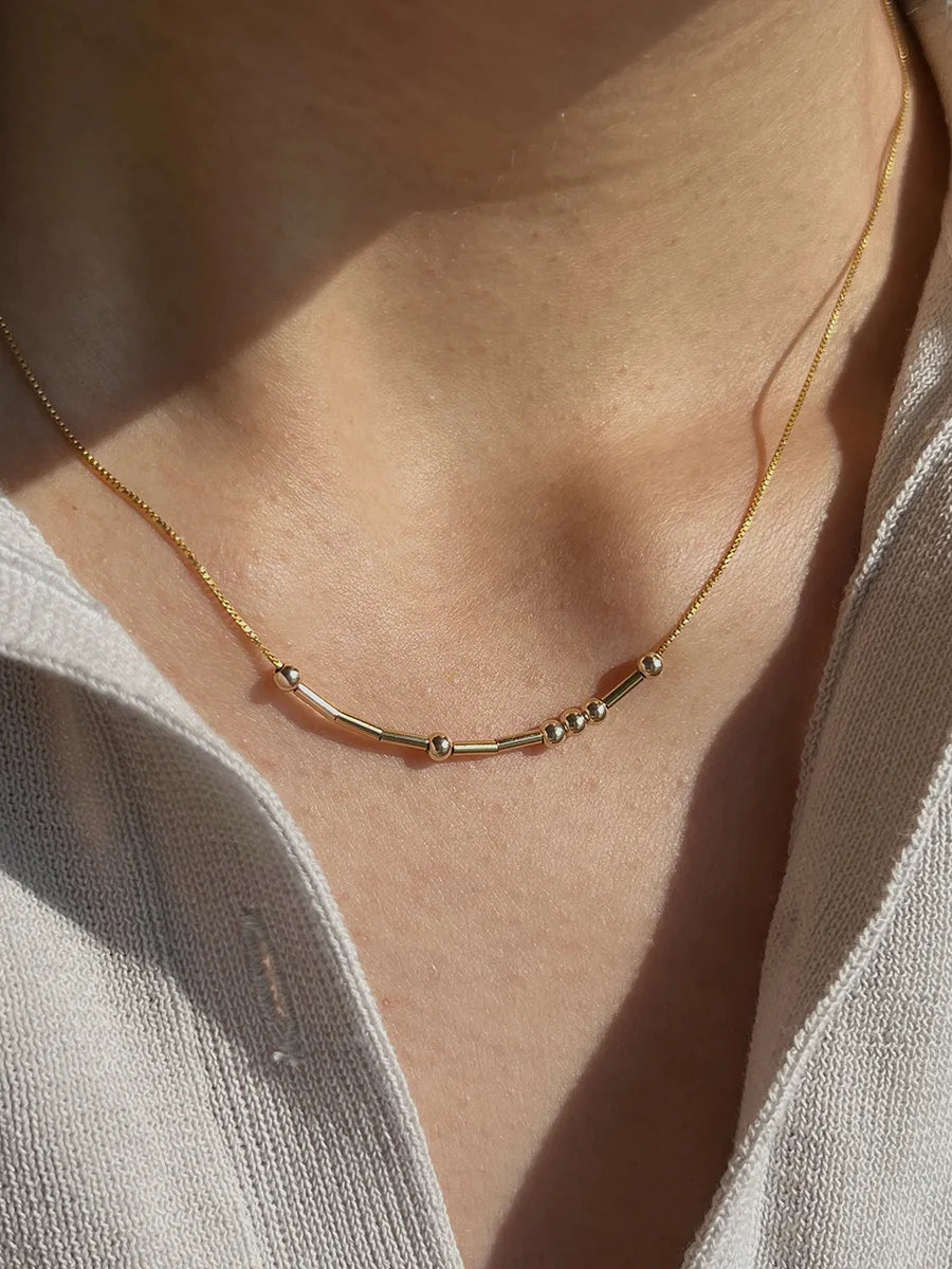 Morse Code Necklace